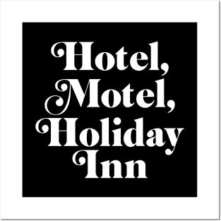 Classic Hotel Motel Holiday Inn Posters and Art